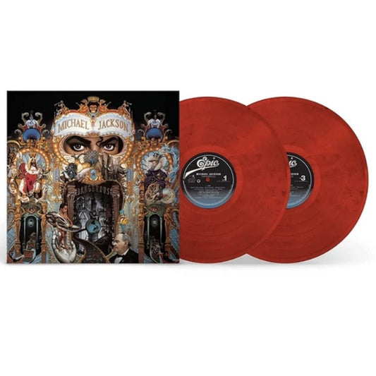 Michael Jackson - Dangerous DOUBLE Vinyl 2 LP Red & Black Swirl Colour Reissue 2021 LTD EDITION