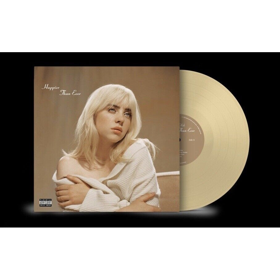 Billie Eilish – Happier Than Ever 2x LP, Golden Yellow Coloured Vinyl, DOUBLE LIMITED EDITION