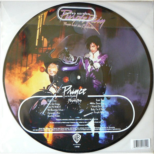 Prince And The Revolution – Purple Rain LP, 2017, Picture Vinyl, Brand New