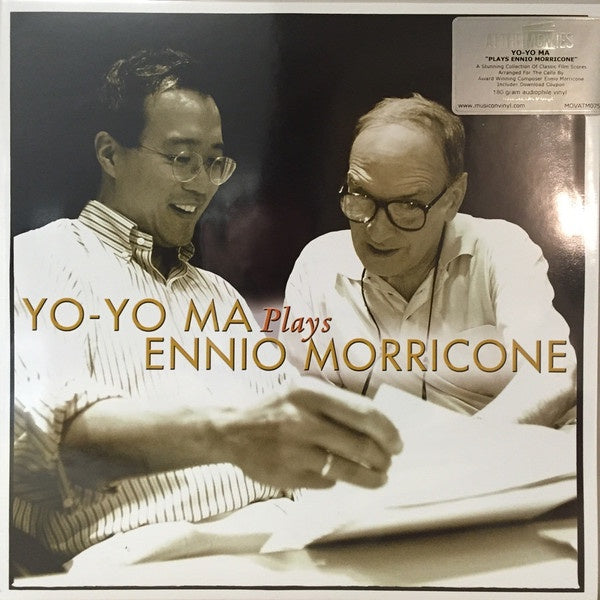 Yo-Yo Ma, Ennio Morricone – Yo-Yo Ma Plays Ennio Morricone, 2LP, Gatefold, Brand New, black lp