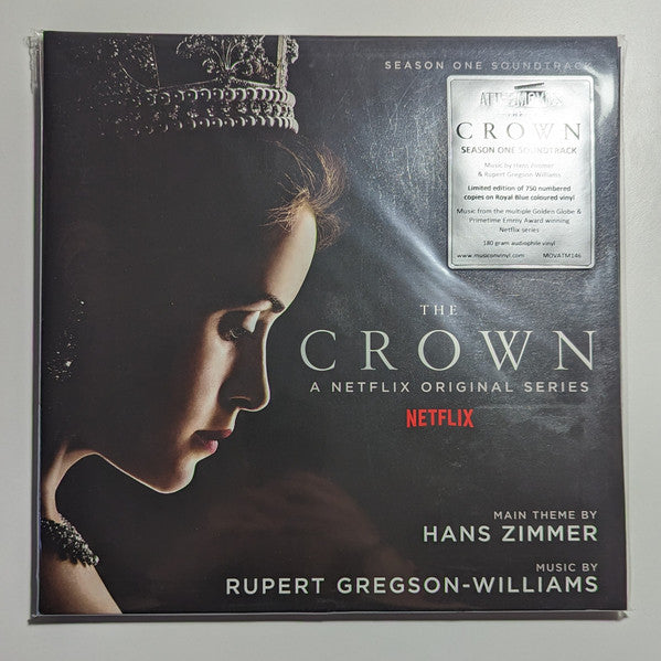 OST - The Crown Season One - Hans Zimmer, Rupert Gregson-Williams , 2LP, Royal Blue Vinyl, Brand New