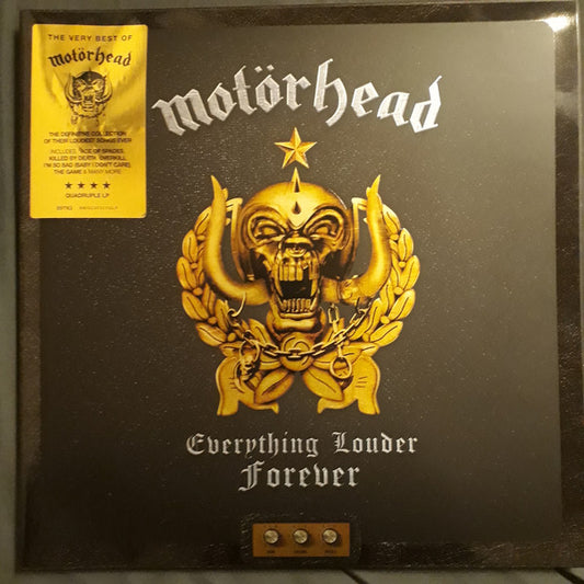 Motörhead – Everything Louder Forever, 4LP, Brand New