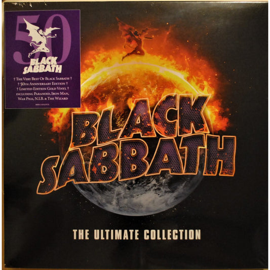 Black Sabbath – The Ultimate Collection, 4LP, Gold Marbled Vinyl, Brand New