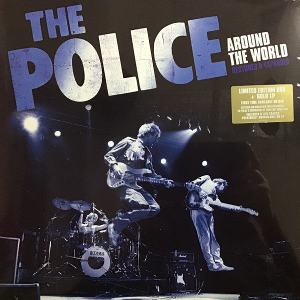 The Police – Around The World (Restored & Expanded), LP, Gold Vinyl, DVD, Brand New