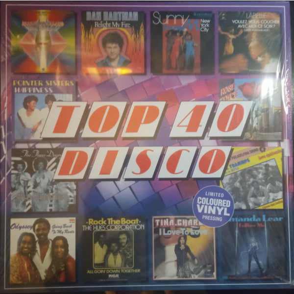 Top 40 Disco - Various Artist, LP, Purple Color Vinyl, Brand New