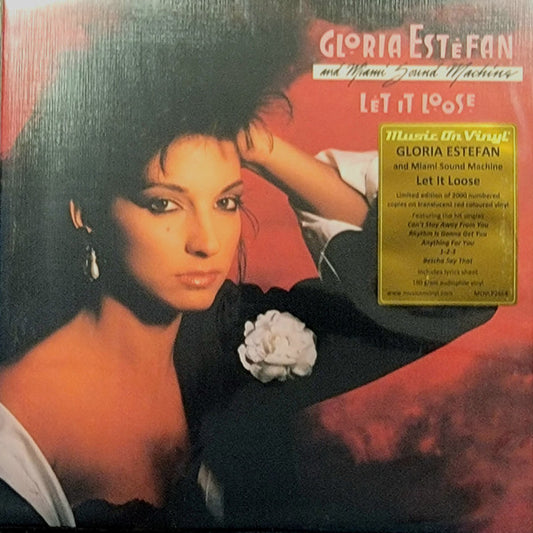 Gloria Estefan, Miami Sound Machine – Let It Loose, LP , Numbered, Translucent Red Color Vinyl, Brand New