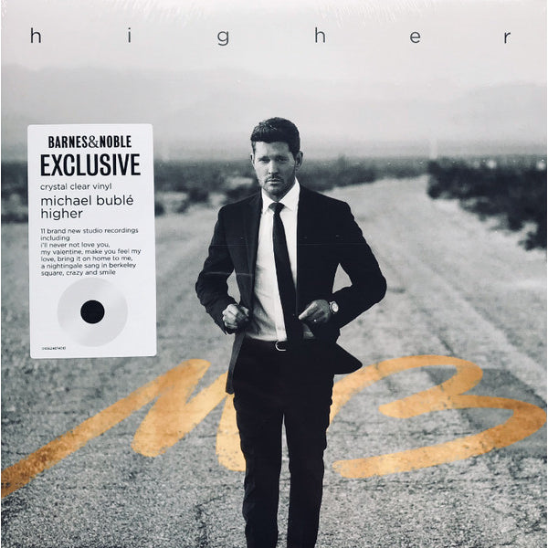 Michael Buble – Higher, LP, Crystal clear Color Vinyl, Brand New