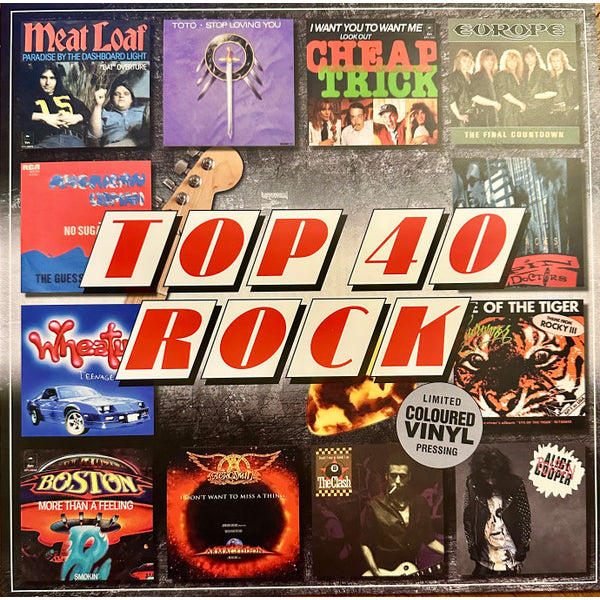 Top 40 Rock - Various Artist, LP, Silver Oil Color Vinyl, Brand New