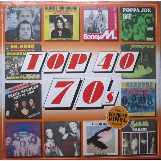 Top 40 70s - Various Artist, LP, Orange Color Vinyl, Brand New