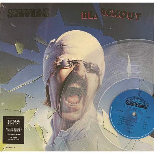 Scorpions – Blackout, LP, Crystal Clear Color Vinyl, Brand new