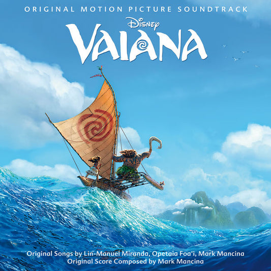 Vaiana The Songs - Various Artist, LP, Wave Break Ocean Blue Color viny, Brand New
