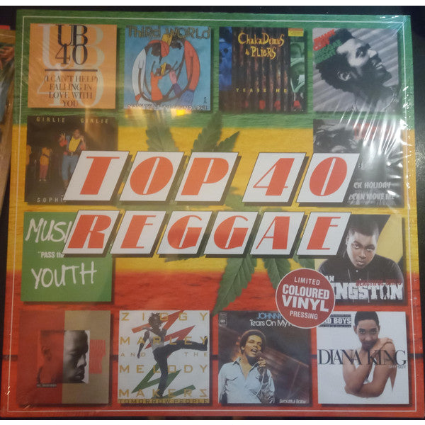 Top 40 Reggae - Various Artist, LP, Red Color Vinyl, Brand New