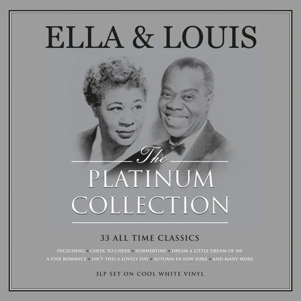Ella Fitzgerald, Louis Armstrong – The Platinum Collection, 3LP, White Color Vinyl, Brand New
