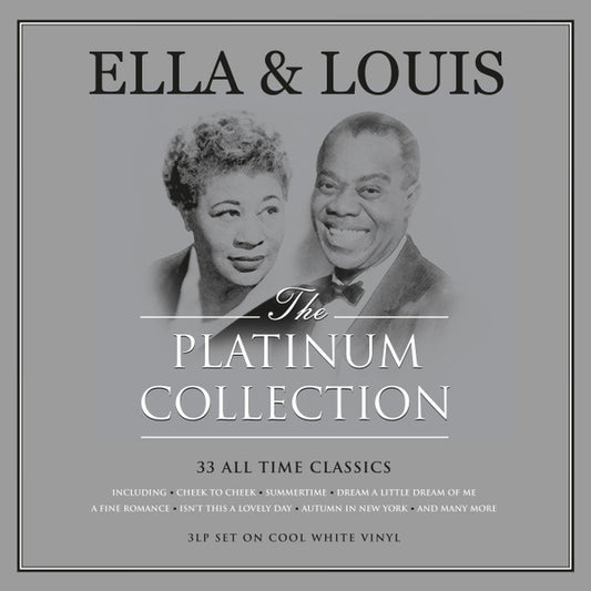 Ella Fitzgerald, Louis Armstrong – The Platinum Collection, 3LP, White Color Vinyl, Brand New