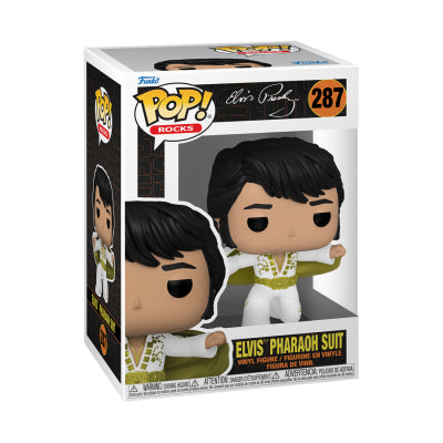 Funko POP! Rocks - Elvis Presley (Pharaoh Suit) [287], Window-box packaging, Brand New