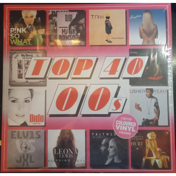 Top 40 00s - Various Artist, LP, Pink Transparant Color Vinyl, Brand New