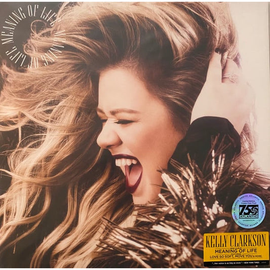 Kelly Clarkson – Meaning Of Life, LP, Clear Vinyl, Brand New
