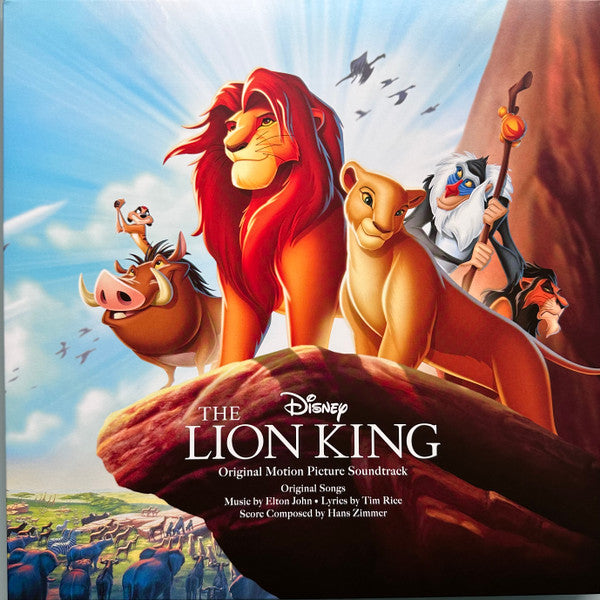 OST – The Lion King -- Elton John, Tim Rice, Hans Zimmer, LP, Gatefold, Orange Color Vinyl, Brand New