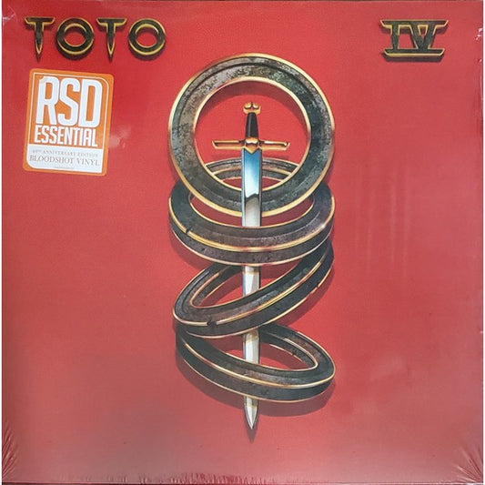 Toto – IV, LP, Clear with Red Swirl "Bloodshot" Color Vinyl, Brand New