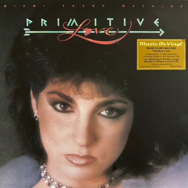 Gloria Estefan Miami Sound Machine – Primitive Love, LP, Numbered, Red Color Vinyl, Brand New
