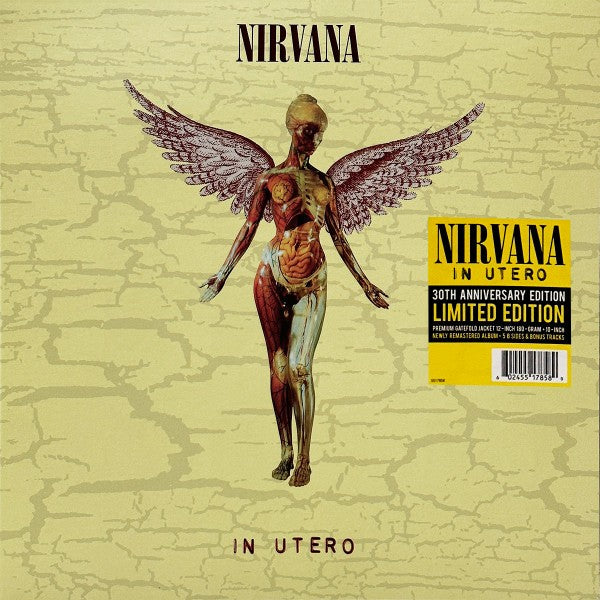 Nirvana – In Utero, LP +10", Limited Edition, Brand New