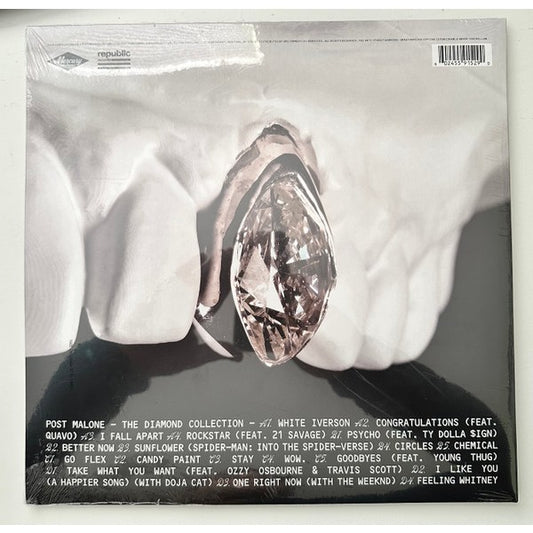 Post Malone – The Diamond Collection, 2LP, metallic silver Brand New