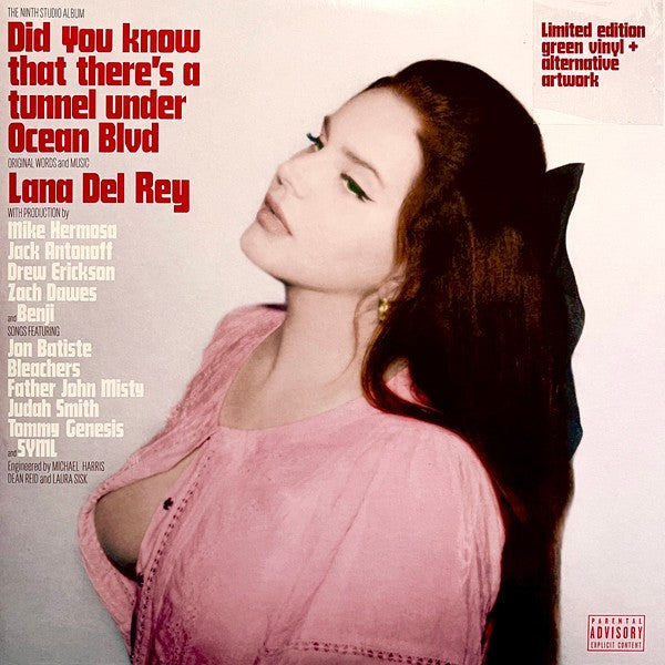 Lana Del Rey – Did You Know That There's A Tunnel Under Ocean Blvd, Green Color Vinyl, Brand New