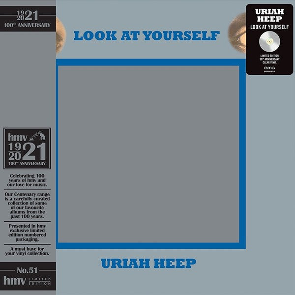 Uriah Heep – Look At Yourself, LP, Clear Color Vinyl, Brand New