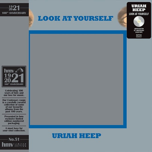 Uriah Heep – Look At Yourself, LP, Clear Color Vinyl, Brand New