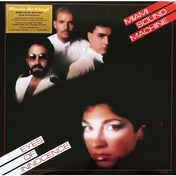 Miami Sound Machine – Eyes Of Innocence, LP, Numbered, Orange Color Vinyl, Brand New