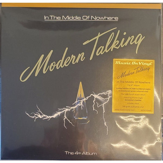 Modern Talking – In The Middle Of Nowhere - The 4th Album, LP, Numbered, Translucent Green Color vinyl, Brand New