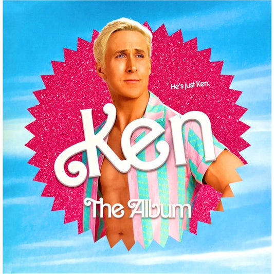 OST - Ken The Album - barbie LP, Clear with Pink & Blue Splatter Color Vinyl, Brand New