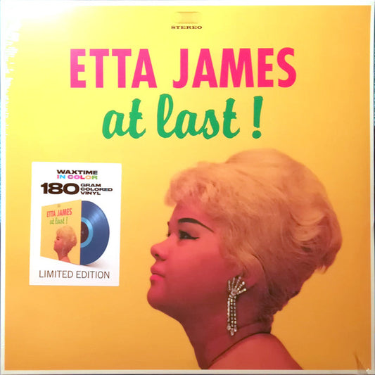Etta James – At Last!, LP, Blue Color Vinyl, Brand New