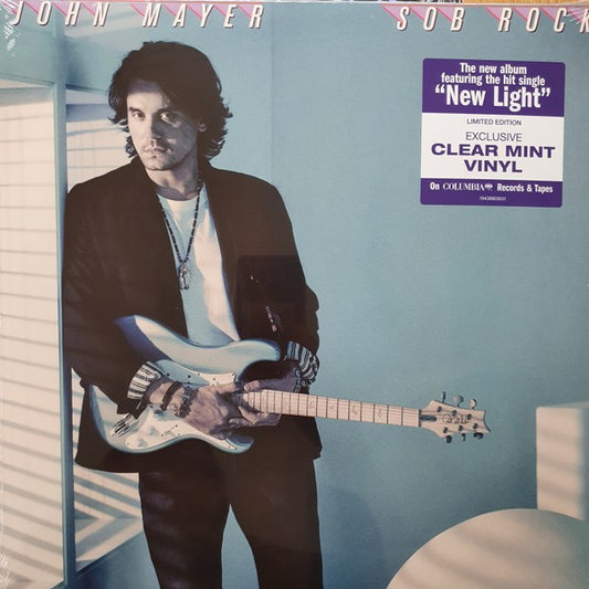 John Mayer – Sob Rock, LP, Clear Mint Color Vinyl, Brand New