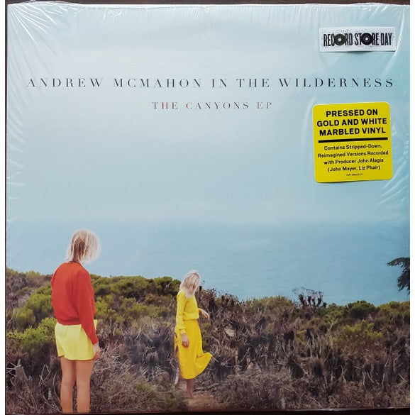 Andrew McMahon In The Wilderness – The Canyons EP, 10", 45RPM, Gold and White Marbled Color Vinyl, Brand New