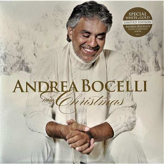 Andrea Bocelli – My Christmas, 2LP, White & Gold Color Vinyl, Brand New