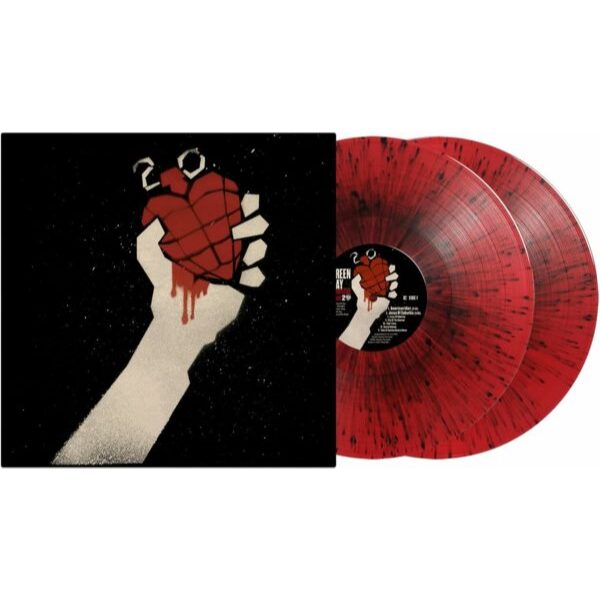 Green Day – American Idiot, 2LP, Red & Black Splatter Color Vinyl, Brand New