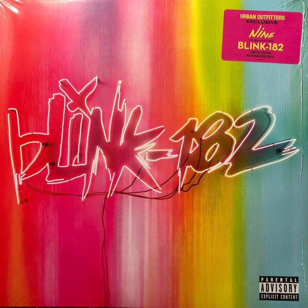 Blink-182 – Nine, LP, Magenta Neon Color Vinyl, Brand New