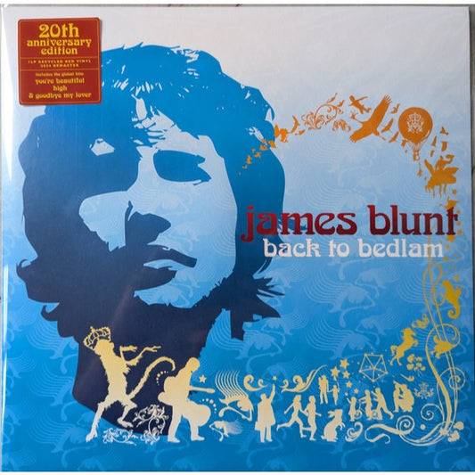 James Blunt – Back To Bedlam, LP, Red Recycled Color Vinyl, Brand New