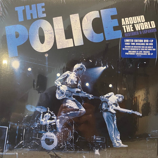 The Police – Around The World (Restored & Expanded), LP, Gold Color Vinyl, DVD, Brand New