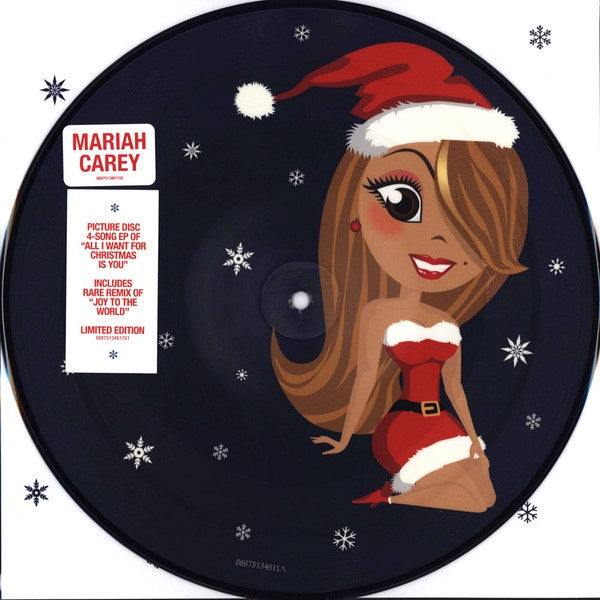 Mariah Carey – All I Want For Christmas Is You, 10", EP, Limited Edition, Picture Disc, Brand New