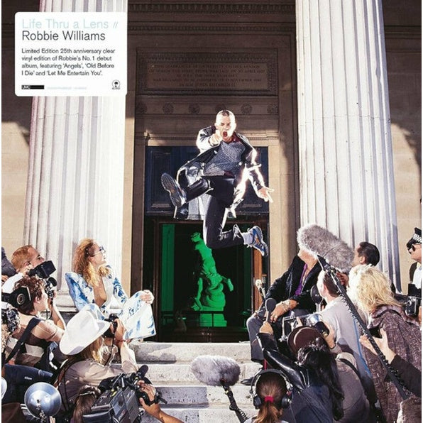 Robbie Williams – Life Thru A Lens, LP, 25th Anniversary Edition, Clear Color Vinyl, Brand New