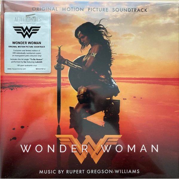 OST - Wonder Woman - Rupert Gregson-Williams, 2LP, Album, Numbered, Pink Color Vinyl, Brand New